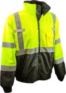 🧥 radians sj110b 3zgs l high visibility industrial safety jacket логотип