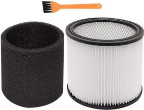 img 4 attached to 🧹 Shop-Vac 90304 Replacement Filters - Pack of 3, including 90350, 90333, 903-04-00, 9030400, and 90585 Foam Sleeve, Comparable to Part Numbers 90304 and 90585