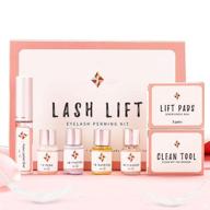 💫 усовершенствованный набор lash lift: набор для перманентной укладки ресниц для потрясающих ресниц (обновление) логотип