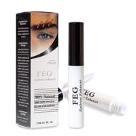 feg eyebrow enhancer growth treatment serum: lengthen, thicken, and darken your eyebrows safely! logo