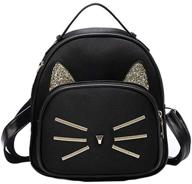 🎒 ultimate convenience: velvet backpack daypack for portable shoulder comfort logo