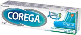 img 4 attached to 💪 Corega Extra Strong Denture Adhesive Cream Original - 40g
