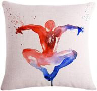 🦸 fyon superhero 4-pack cushion covers – decorative throw pillow cases for sofa, home, and car – 18x18 inch – pc18121001a логотип