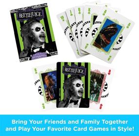 img 3 attached to 🎴 AQUARIUS Beetlejuice Playing Cards - Officially Licensed Beetlejuice Themed Deck of Cards for Card Games - Poker Size - Collectible Merchandise