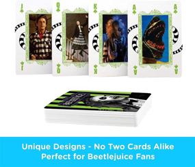 img 2 attached to 🎴 AQUARIUS Beetlejuice Playing Cards - Officially Licensed Beetlejuice Themed Deck of Cards for Card Games - Poker Size - Collectible Merchandise