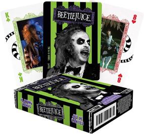 img 4 attached to 🎴 AQUARIUS Beetlejuice Playing Cards - Officially Licensed Beetlejuice Themed Deck of Cards for Card Games - Poker Size - Collectible Merchandise