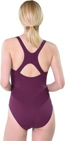 img 2 attached to UPF 50+ Rash Guard One Piece Swimsuit 👙 for Women in Private Island: Ideal for Yoga, Active Workouts