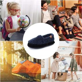 img 1 attached to 🦉 Cozy Comfort for Kids: Acorn Unisex-Kid's Moc Slipper for Warm and Happy Feet