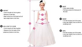 img 1 attached to Hengyud Junior Bridesmaid Dresses Length: Perfect Girls' Clothing for Special Occasions