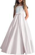 hengyud junior bridesmaid dresses length: perfect girls' clothing for special occasions logo