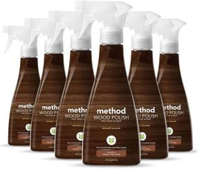 img 4 attached to Method Almond Wood Polish, 14 oz (Pack of 6), Varying Packaging
