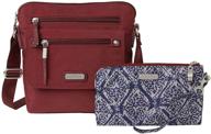 👜 сумка baggallini escape crossbody wristlet - стильные сумки с принтом гепарда, кошельки и кистевые сумочки для женщин. логотип