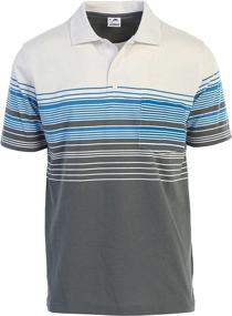 img 4 attached to Gioberti Modern Striped Pocket 2X Large Men's Clothing: Stylish and Spacious Attire for Contemporary Gentlemen