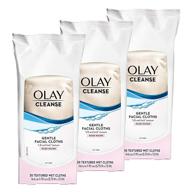 🌹 olay gentle facial cleansing cloths with rose water - pack of 3: 30-count bundle! logo