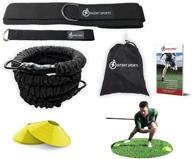 intent sports 360° dynamic speed resistance and assistance trainer kit - 8 ft. strength, 80 lb resistance, running bungee band for waist. solo or partner. multi-sport to maximize power, strength, and speed! includes ebook! логотип