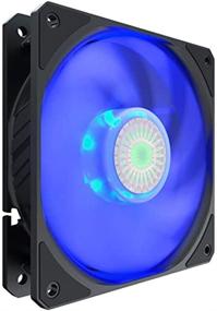 img 4 attached to 💨 Cooler Master SickleFlow 120 Blue LED Case & Cooling Fan - High Performance Air Balancing Blades, 62 CFM, 2.5 mmH2O, 8 to 27 dBA - Blue LED