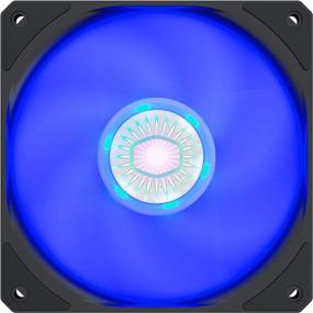 img 3 attached to 💨 Cooler Master SickleFlow 120 Blue LED Case & Cooling Fan - High Performance Air Balancing Blades, 62 CFM, 2.5 mmH2O, 8 to 27 dBA - Blue LED