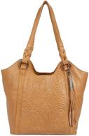 sak leather shopper buttercup espadrille women's handbags & wallets logo