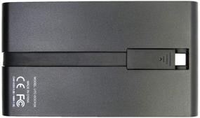 img 1 attached to 💻 Yogi Basic USB-C 8 in 1 Portable Docking Station with 100W PD, VGA, HDMI, SD, MicroSD, Gigabit Ethernet, [Thunderbolt 3 Compatible] USB C Type-C Hub Dock for MacBook Pro – Enhanced SEO