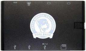 img 4 attached to 💻 Yogi Basic USB-C 8 in 1 Portable Docking Station with 100W PD, VGA, HDMI, SD, MicroSD, Gigabit Ethernet, [Thunderbolt 3 Compatible] USB C Type-C Hub Dock for MacBook Pro – Enhanced SEO