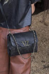 img 3 attached to VELEZ Black Leather Crossbody Women