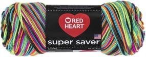 img 4 attached to 🎨 Discover the Bold and Vibrant Blacklight Yarn – Red Heart Super Saver Econ