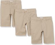 top-quality amazon essentials boys' uniform big woven flat-front khaki shorts for style and comfort logo