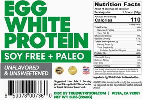 img 3 attached to 🥚 5LB Unflavored Egg White Protein Powder - Low Carb, Paleo, Keto, Carnivore, Lactose-Free, Gluten-Free - Personalize Your Protein with Two Complimentary TrueBoost or TrueFlavor Shake Boosters