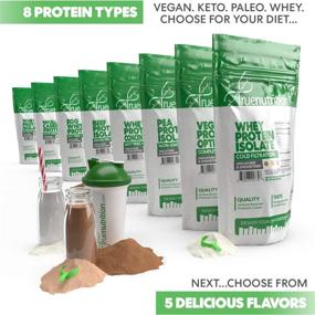 img 2 attached to 🥚 5LB Unflavored Egg White Protein Powder - Low Carb, Paleo, Keto, Carnivore, Lactose-Free, Gluten-Free - Personalize Your Protein with Two Complimentary TrueBoost or TrueFlavor Shake Boosters