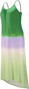 img 1 attached to 👗 DAYINKEE Tie Dye Women's Beach Sleeveless Maxi Dress - Loose and Long