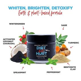 img 3 attached to 🦷 Dirt Don't Hurt Activated Charcoal Tooth Powder: Natural Teeth Whitening Alternative with Detoxifying Power - 1.6 oz