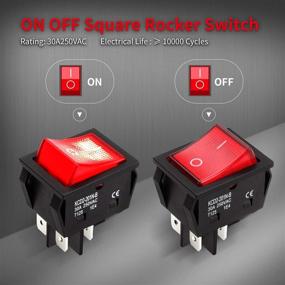 img 3 attached to DaierTek Rocker Switch Lighted Motorcycle