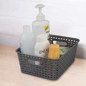 img 1 attached to Anbers Plastic Storage Basket 10 03