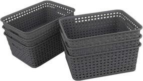 img 4 attached to Anbers Plastic Storage Basket 10 03