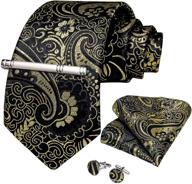 dibangu paisley necktie pocket square men's accessories in ties, cummerbunds & pocket squares logo