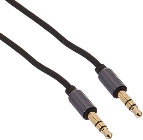 img 4 attached to 🔌 Premium 10ft Monoprice Onyx Series TRS Audio Cable, 3.5mm Auxiliary - Black (118631)