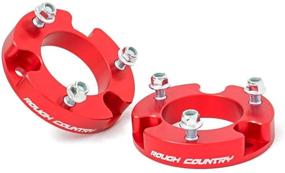 img 3 attached to 🚧 Rough Country 2" Billet Red Leveling Kit for 2005-2021 Tacoma - Boost your Off-Road Performance!