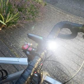 img 2 attached to 🚲 Super Bright USB Rechargeable Bike Light Set - Lume Front Headlight and Rear LED Lights