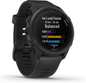 img 1 attached to 🏃 Garmin Forerunner 745 GPS Running and Triathlon Smartwatch Black with Wearable4U White Earbuds and Charging Power Bank Case Bundle