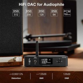 img 2 attached to 🎧 Lavaudio DS600 HiFi аудио ЦАП с Bluetooth 5.0 LDAC, APTX HD, 2 ES9038Q2M XMOS XU208, DSD512 PCM 32Bit/768Khz, вход USB/Optical/Coaxial, выход 3.5 мм AUX/RCA и пульт ДУ