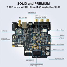 img 1 attached to 🎧 Lavaudio DS600 HiFi Audio DAC with Bluetooth 5.0 LDAC, APTX HD, 2 ES9038Q2M XMOS XU208, DSD512 PCM 32Bit/768Khz, USB/Optical/Coaxial in, 3.5mm AUX/RCA Out and Remote Control