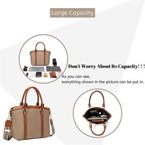 img 1 attached to TMFAN Satchel Handbags Handle Shoulder Women's Handbags & Wallets