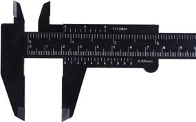 img 2 attached to Accurate Plastic Caliper Metric Measuring Tool 📏 for Student Tests: Reliable Test, Measure & Inspect Device