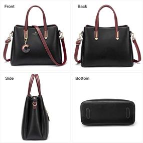 img 2 attached to 👜 Cheruty Designer Handbags: Stylish Shoulder Satchels for Women with Wallets