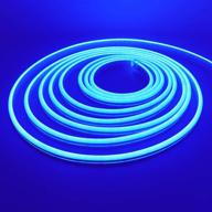 💡 xunata led strip lights - 16.4 ft/5m flexible outdoor silicone tape light with 600 leds, dc 12v, 2835, ideal for home, indoor, outdoor decor diy - colored blue neon light rope logo