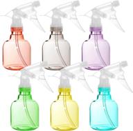 🌈 youngever 6-pack empty plastic spray bottles, 6 assorted colors (8 oz) - enhanced seo logo