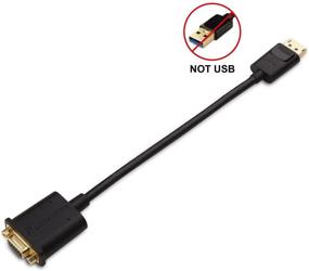 img 3 attached to 🔌 Efficiently Connect Displays with Cable Matters DisplayPort to VGA Adapter (DP to VGA Adapter)