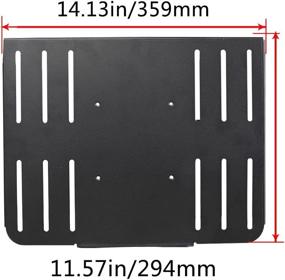 img 3 attached to 🖥️ Suptek Laptop Notebook Tray Platform for VESA Mount Stand - Fits 100 mm Plate Holes (TP004)