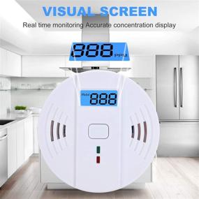 img 3 attached to 🔥 Digital Display Carbon Monoxide Detector and Alarm - WJZXTEK Gas Detection, Power Equipment, Alarm Clock Warning - UL2034 Certified