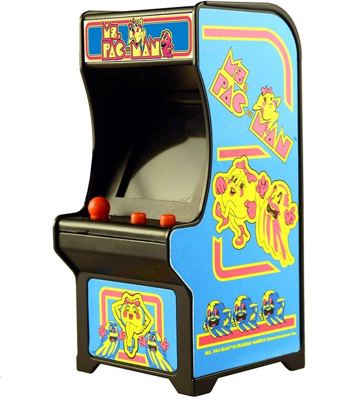 tiny arcade pac man miniature game 로고